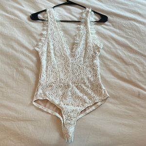 Lace Bodysuit, Size Small, Worn Once